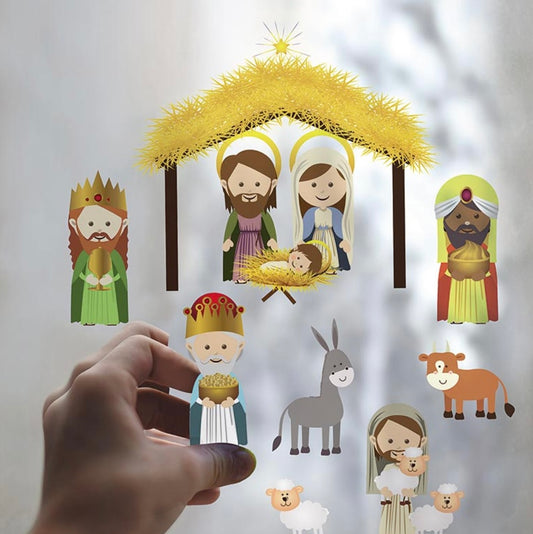 Nativity Window Cling
