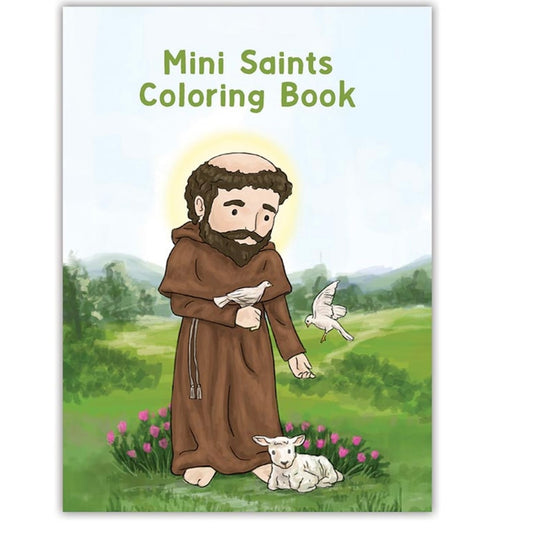 Mini Saints Coloring Book