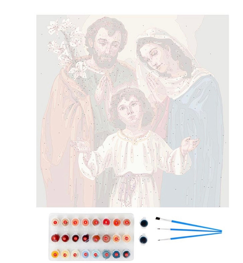 Holy Family Paint-By-Number Kit