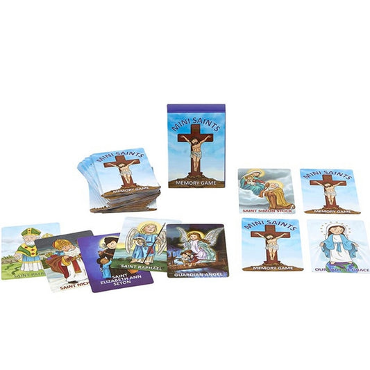 Mini Saints Memory Card Game