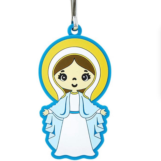 Blessed Mother Backpack Tag